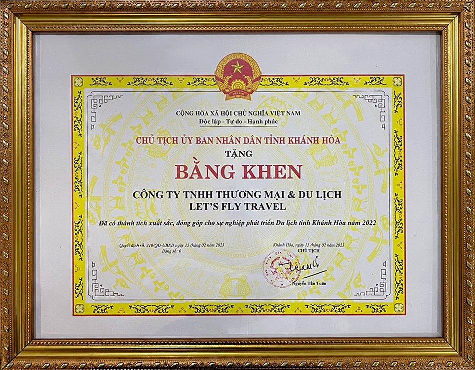 Giấy phép bằng khen