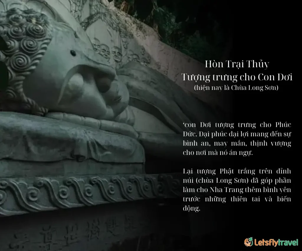 Hòn Trại Thủy hiện nay là Chùa Long Sơn