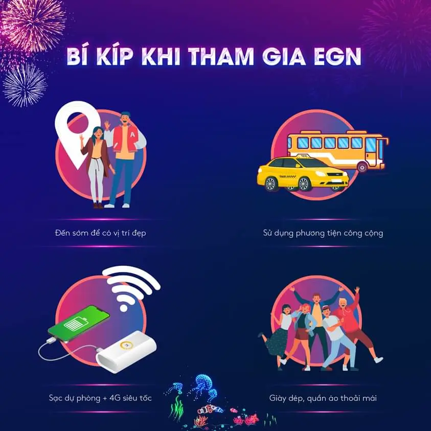 Bí kíp khi tham gia sự kiện (nguồn BTC)