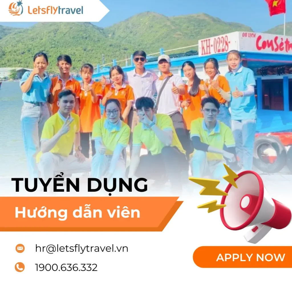 Let's Fly Travel tuyển dụng hướng dẫn viên